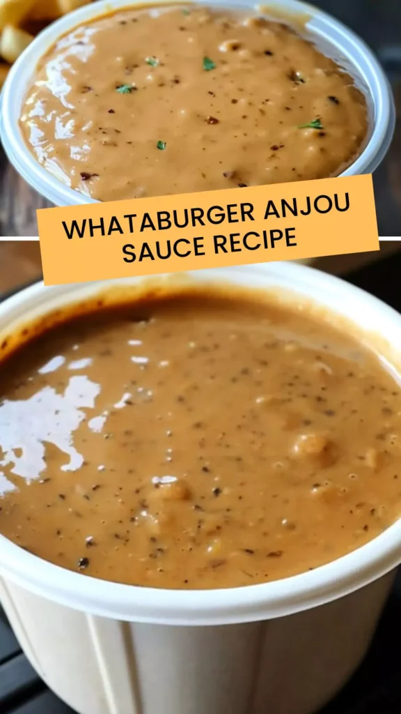 Best Whataburger Anjou Sauce Recipe
