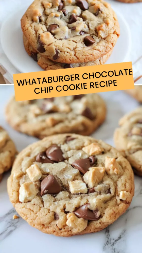 Best Whataburger Chocolate Chip Cookie Recipe
