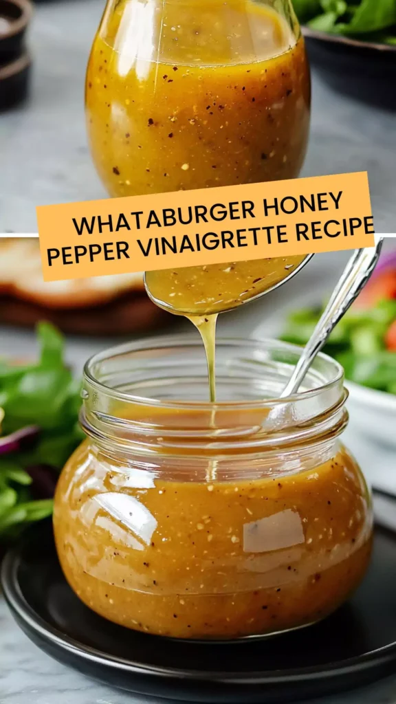 Best Whataburger Honey Pepper Vinaigrette Recipe
