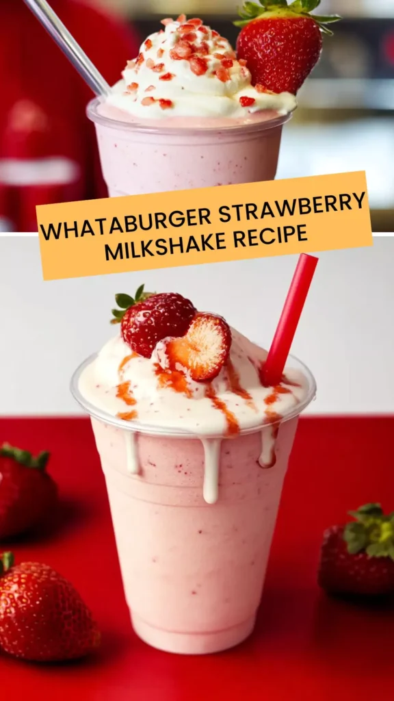 Best Whataburger Strawberry Milkshake Recipe
