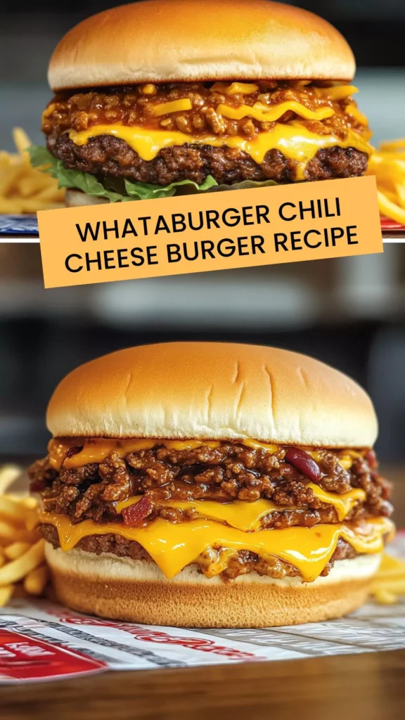 Best Whataburger Chili Cheese Burger Recipe
