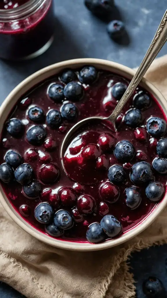 Easy Homemade Blueberry Sauce copycat Recipe Easy Homemade Blueberry Sauce copycat Recipe
