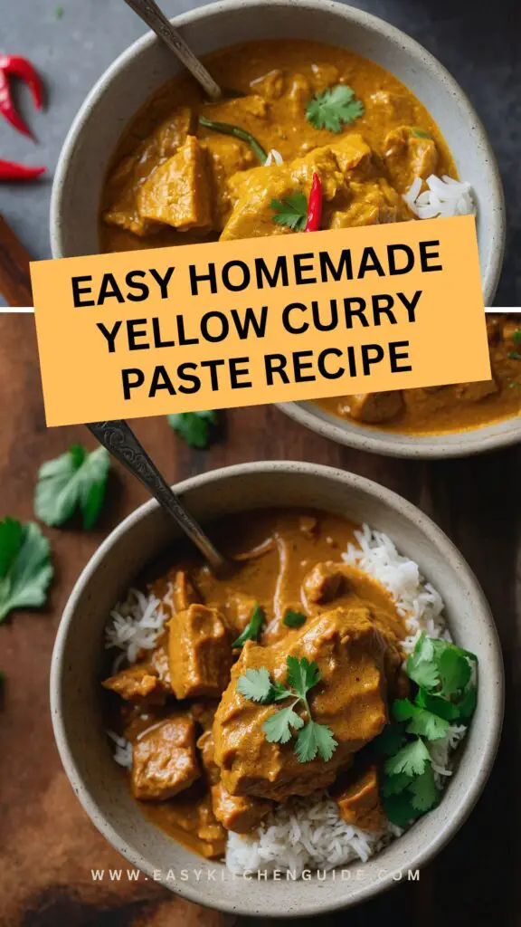 Easy Homemade Yellow Curry Paste Easy Homemade Yellow Curry Paste