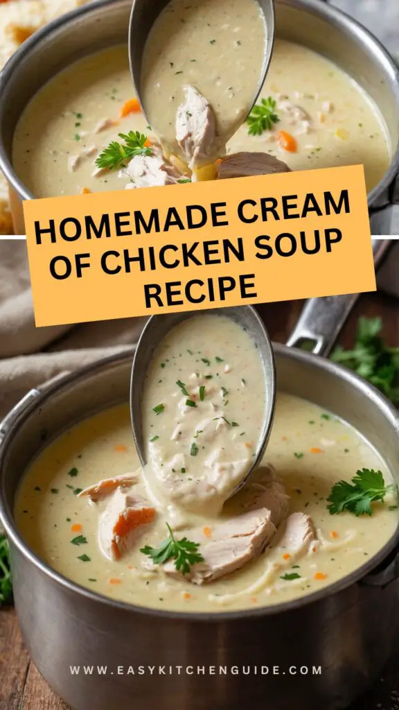 Homemade Cream Of Chicken Soup Recipe Homemade Cream Of Chicken Soup Recipe