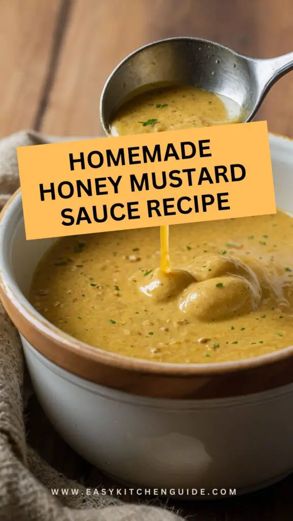 Homemade honey mustard sauce recipe Homemade honey mustard sauce recipe