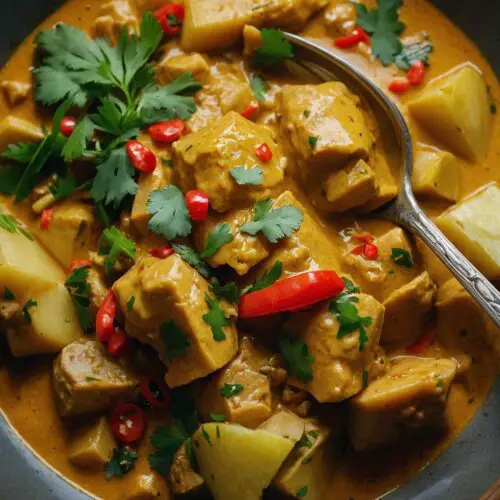How to make Thai Yellow Chicken Curry With Potatoes Recipe