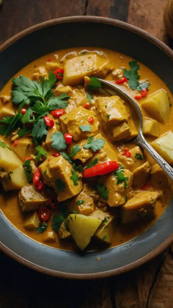 How to make Thai Yellow Chicken Curry With Potatoes Recipe