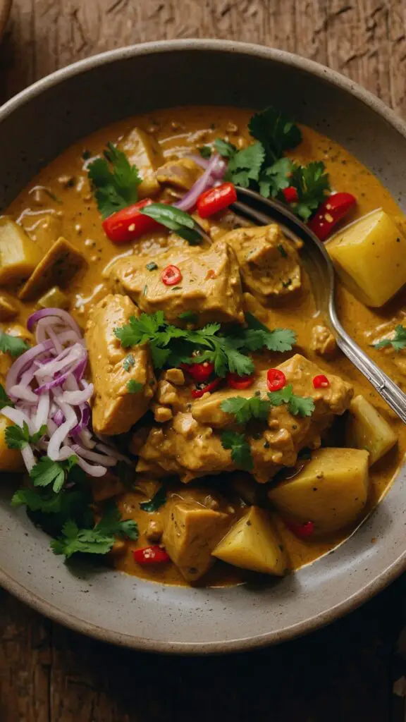 Thai Yellow Chicken Curry With Potatoes copycat Recipe