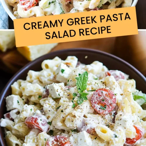 Best Creamy Greek Pasta Salad Recipe