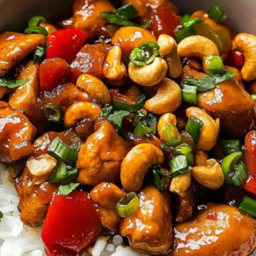 how to make chinese cashew chicken recipe