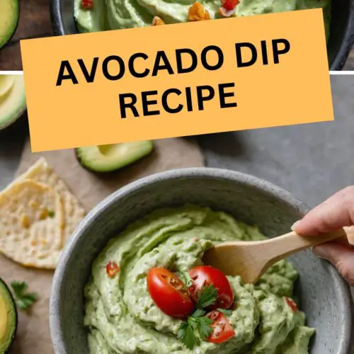 Avocado Dip Recipe