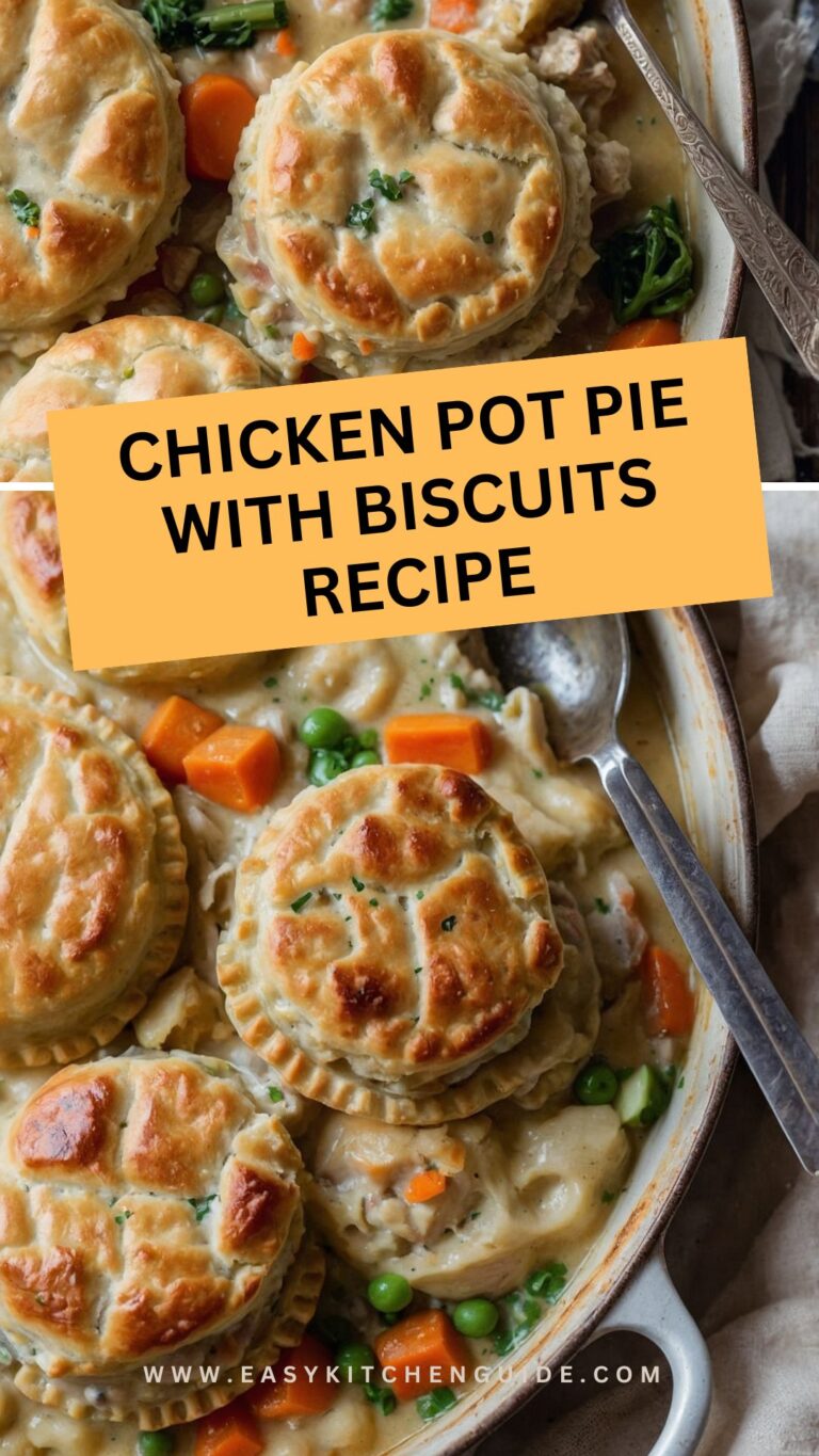 Chicken Pot Pie With Biscuits Recipe