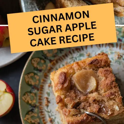 Cinnamon Sugar Apple Cake Recipe