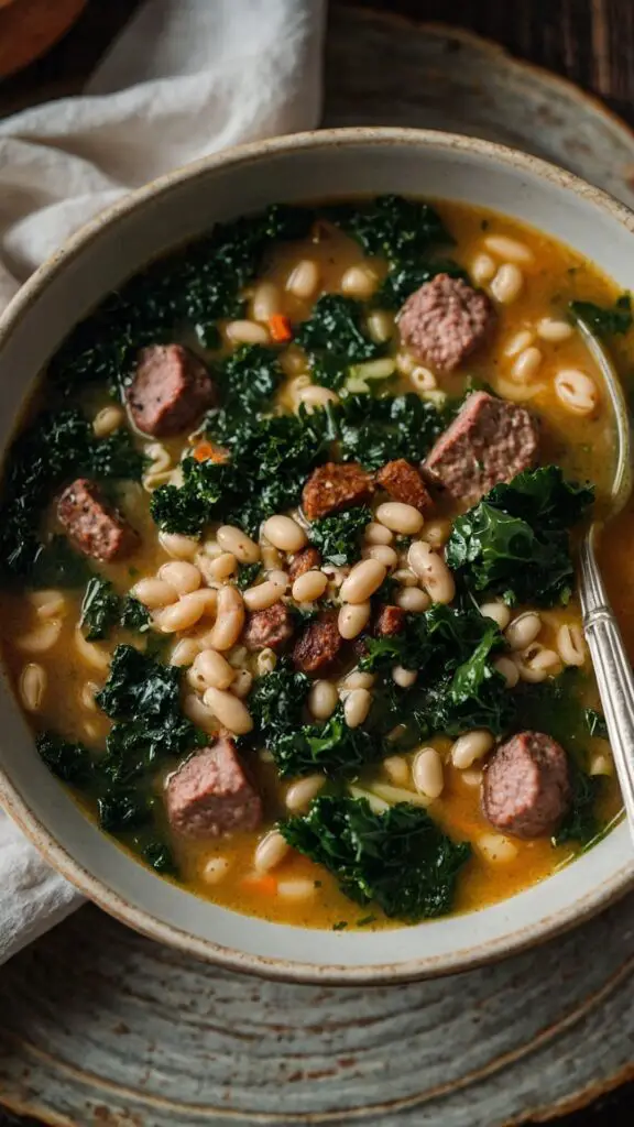 Sausage Kale And White Bean Soup copycat Recipe Sausage Kale And White Bean Soup copycat Recipe