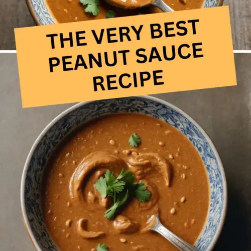 The Very Best Peanut Sauce Recipe