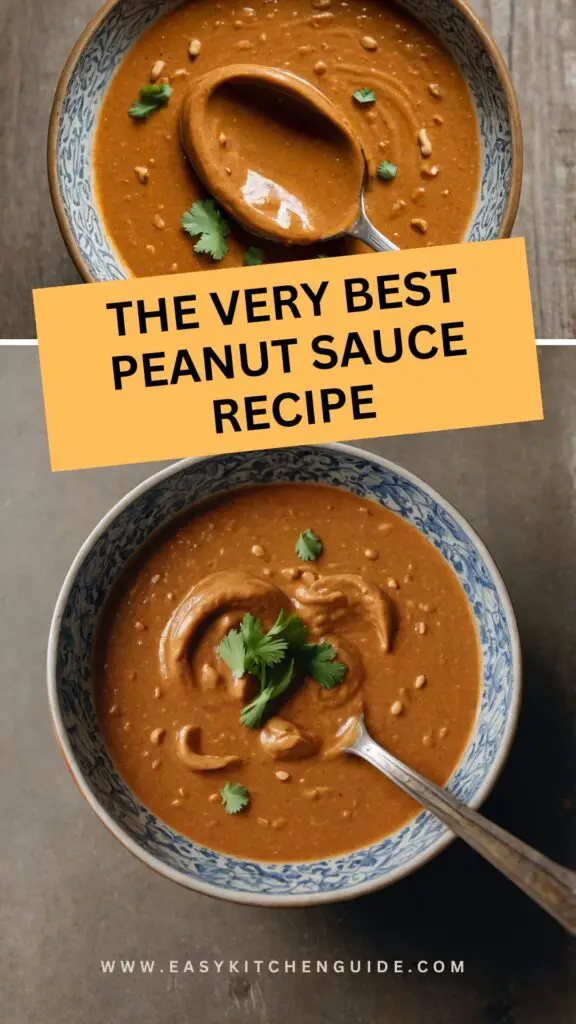 The Very Best Peanut Sauce Recipe The Very Best Peanut Sauce Recipe