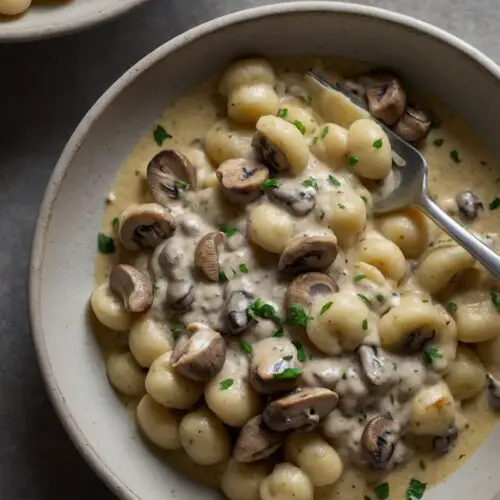 gnocchi with creamy mushroom sauce copycat recipe