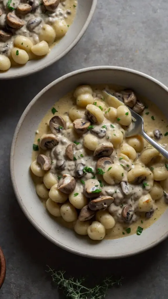 gnocchi with creamy mushroom sauce copycat recipe gnocchi with creamy mushroom sauce copycat recipe
