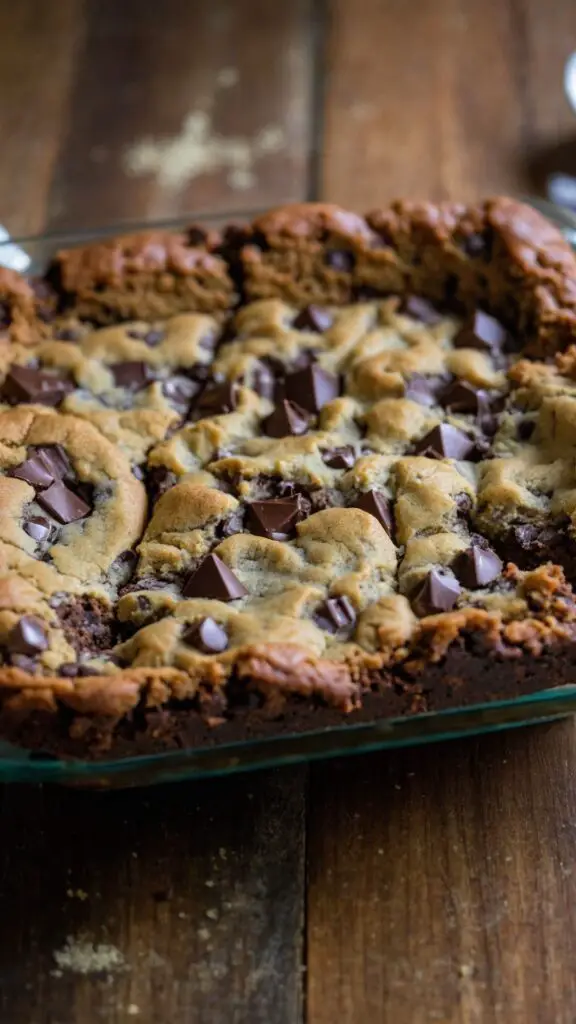 how to make chocolate chip cookie brownies how to make chocolate chip cookie brownies
