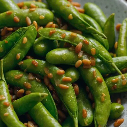 how to make garlic edamame