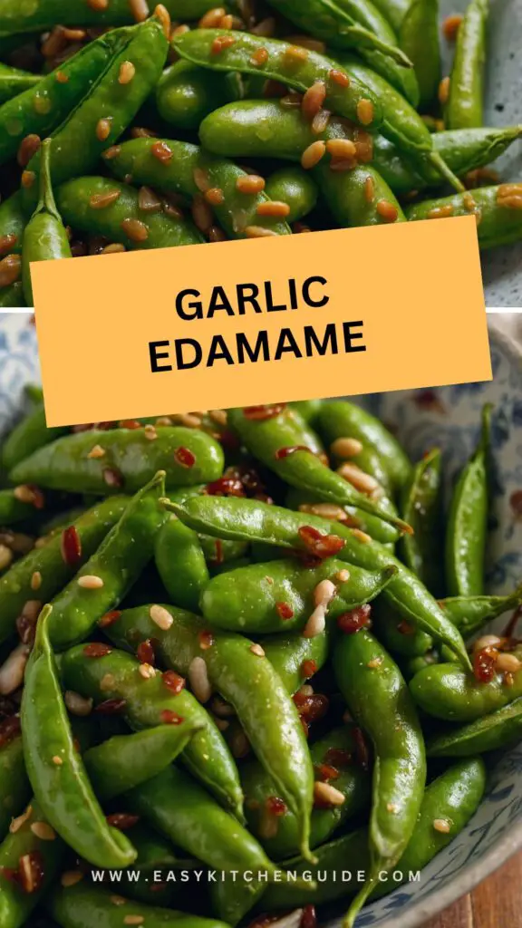 garlic edamame garlic edamame