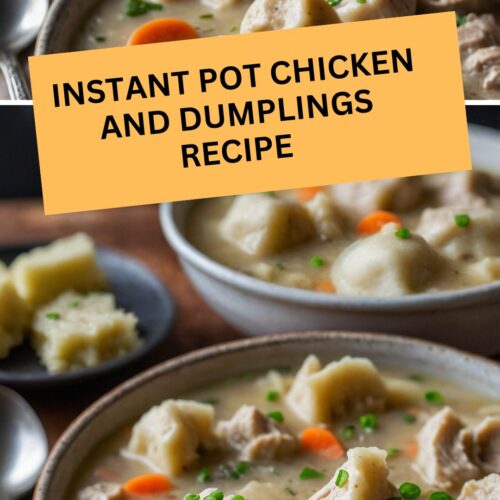 instant pot chicken and dumplings Recipe