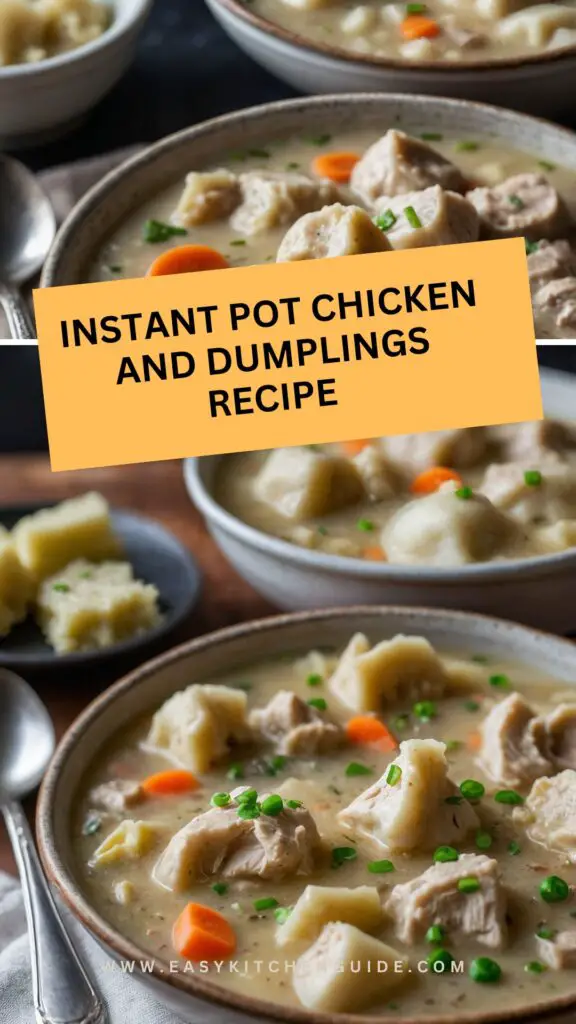 instant pot chicken and dumplings Recipe