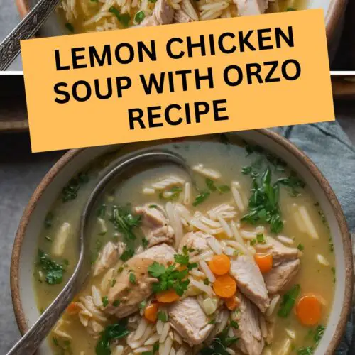 lemon chicken soup with orzo Recipe