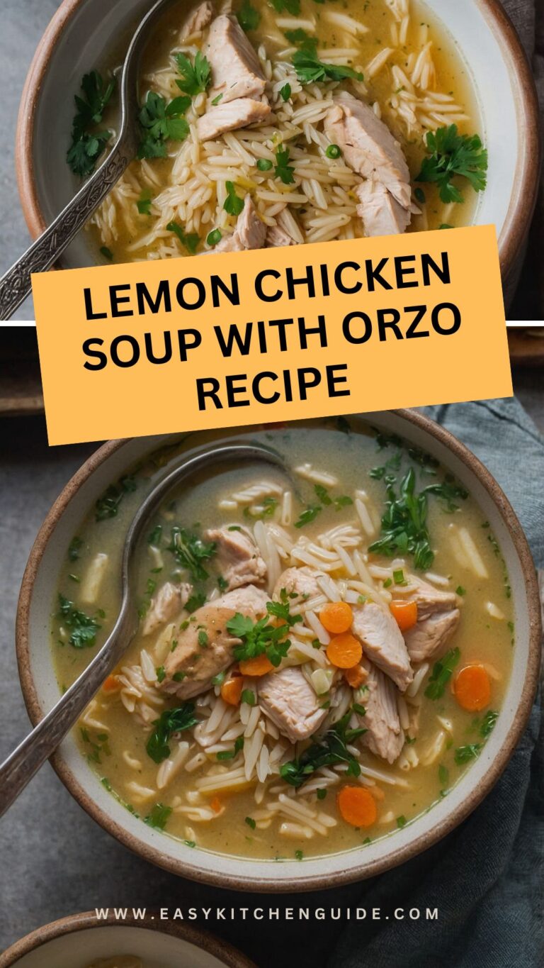 lemon chicken soup with orzo Recipe