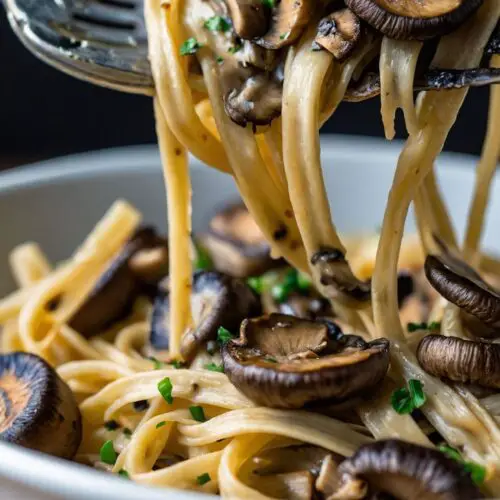 how to make mushroom fettuccine