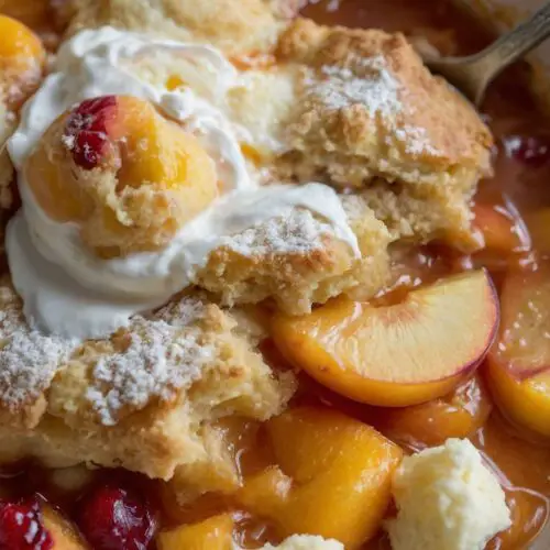 how to make peach cobbler Recipe