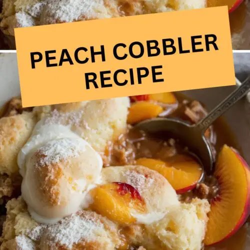 peach cobbler Recipe