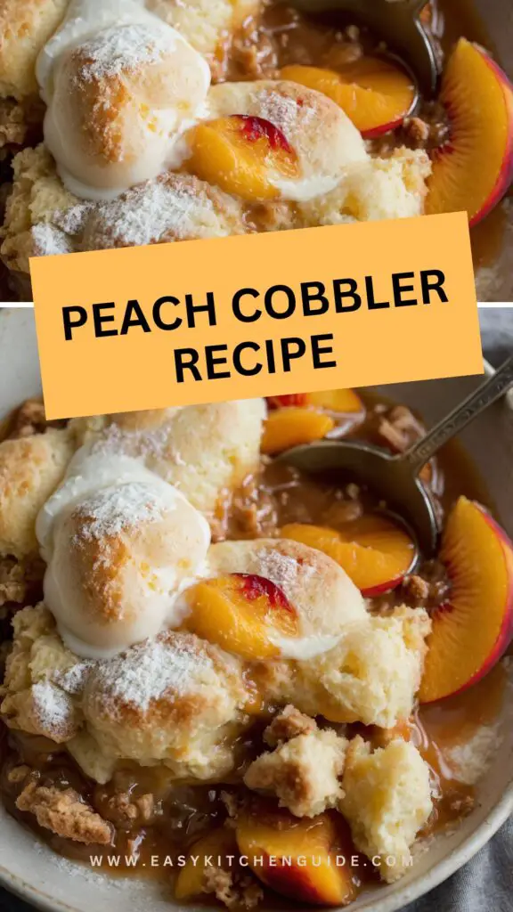 peach cobbler Recipe peach cobbler Recipe