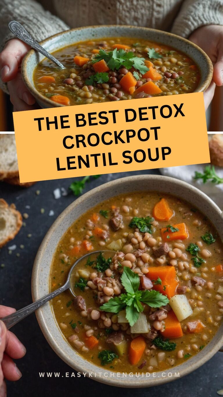 the best detox crockpot lentil soup