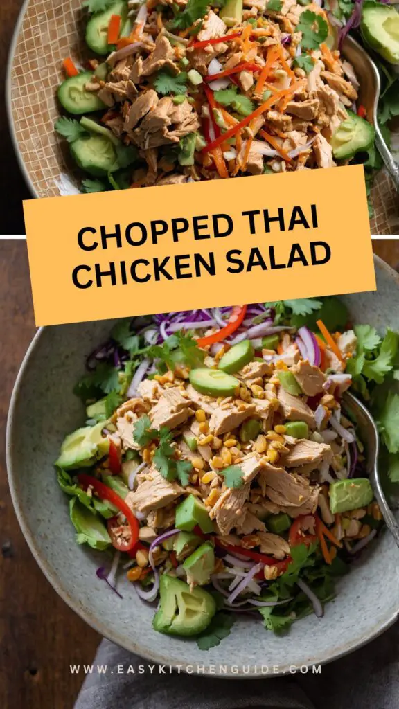 chopped thai chicken salad chopped thai chicken salad