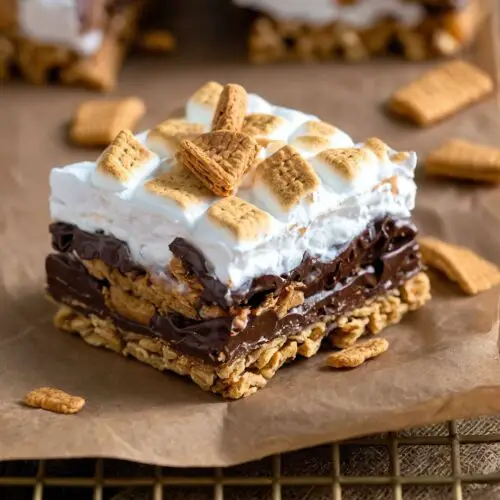 golden grahams smores bars copycat recipe