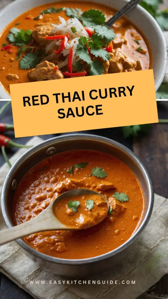 red thai curry sauce red thai curry sauce