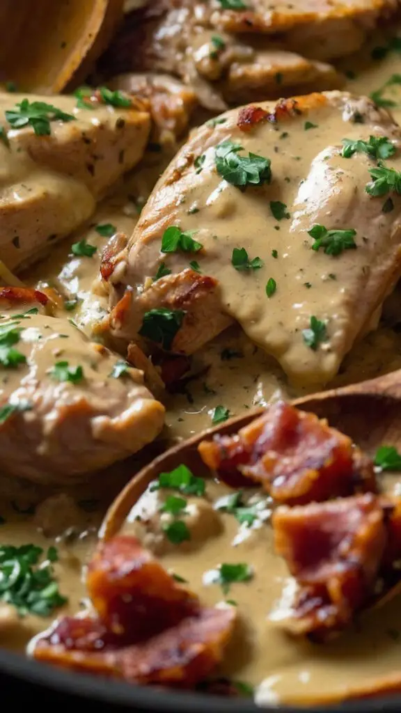 how to make skillet chicken bacon white wine sauce Recipe how to make skillet chicken bacon white wine sauce Recipe