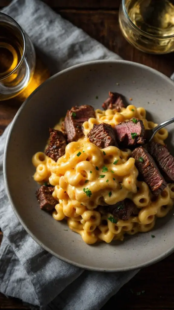 steak mac and cheese copycat recipe