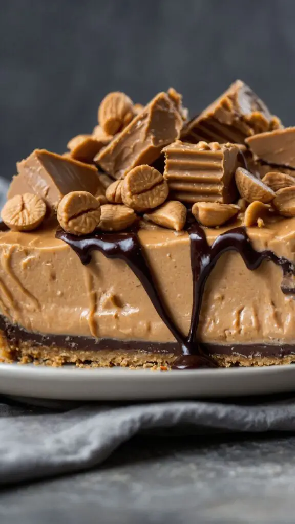 the best easy peanut butter pie copycat  Recipe