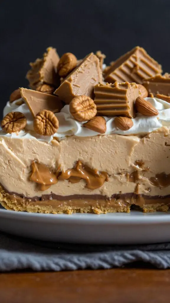 how to make the best easy peanut butter pie Recipe