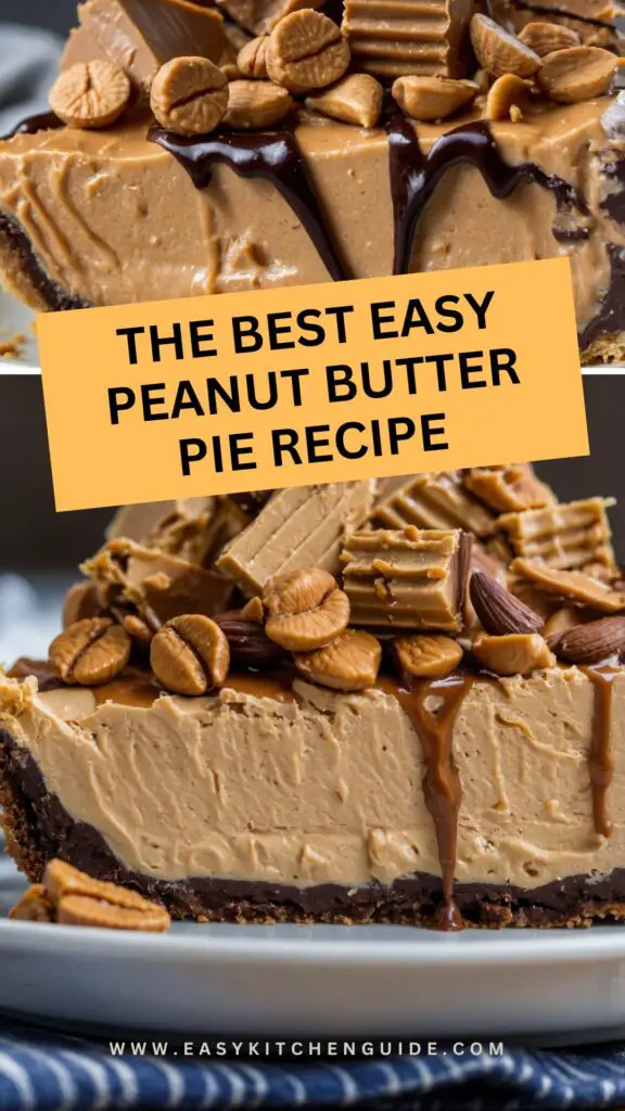 the best easy peanut butter pie Recipe