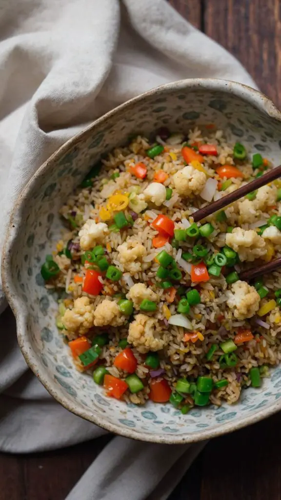 How to make 15 minute cauliflower fried rice