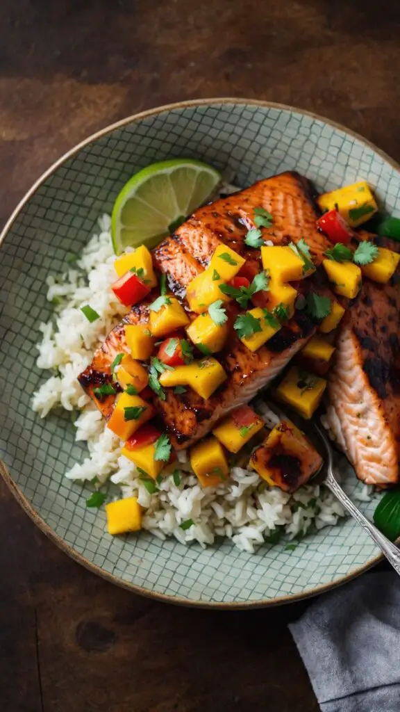 bbq salmon mango salsa copycat recipe