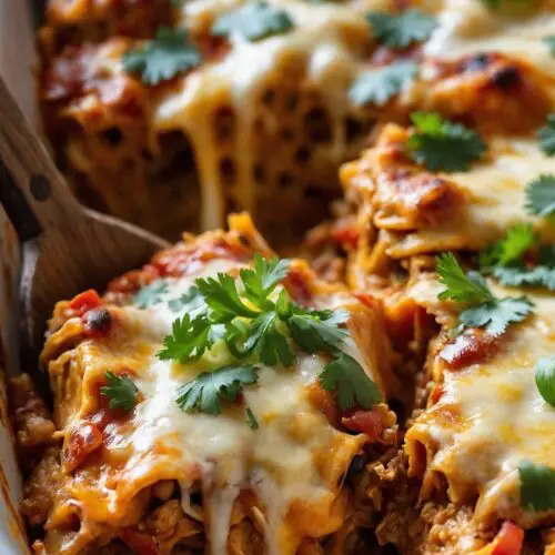 chicken enchilada casserole copycat recipe