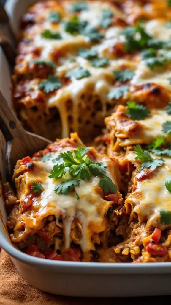 chicken enchilada casserole copycat recipe