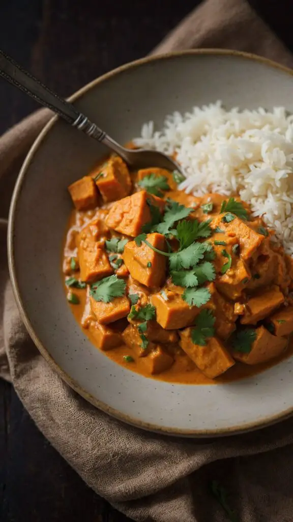 how to make creamy thai sweet potato curry