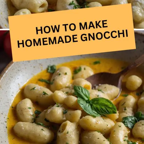 how to make homemade gnocchi