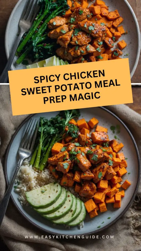 spicy chicken sweet potato meal prep magic