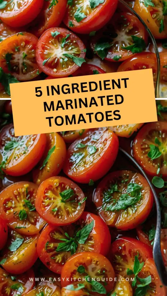 5 ingredient marinated tomatoes 5 ingredient marinated tomatoes